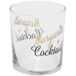Gifi Gobelet en verre transparent avec inscription 34,5 cl x3| Vaisselle Et Accessoires De Table