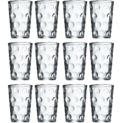 Gifi Gobelet en verre transparent 20cl x12| Vaisselle Et Accessoires De Table