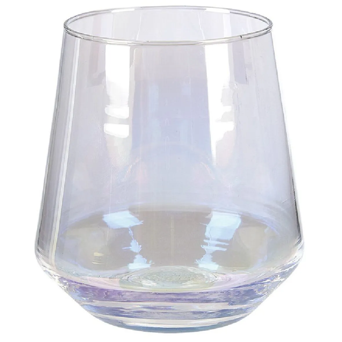 Gifi Gobelet iridescent en verre 49 cl x4| Vaisselle Et Accessoires De Table