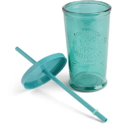 Vaisselle Et Accessoires De Table<Gifi Gobelet 490ml en verre avec couvercle plastique - 3 coloris