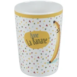 Gifi Gobelet mélaminé enfant design Anne La Banane| Vaisselle Et Accessoires De Table