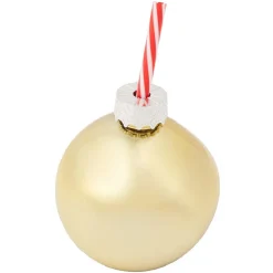 Gifi Gobelet paille boule de noël, 3 coloris| Vaisselle Et Accessoires De Table