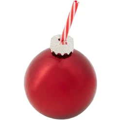 Gifi Gobelet paille boule de noël, 3 coloris| Vaisselle Et Accessoires De Table