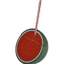 Gifi Gobelet plastique et paille en forme de pastèque| Vaisselle Et Accessoires De Table