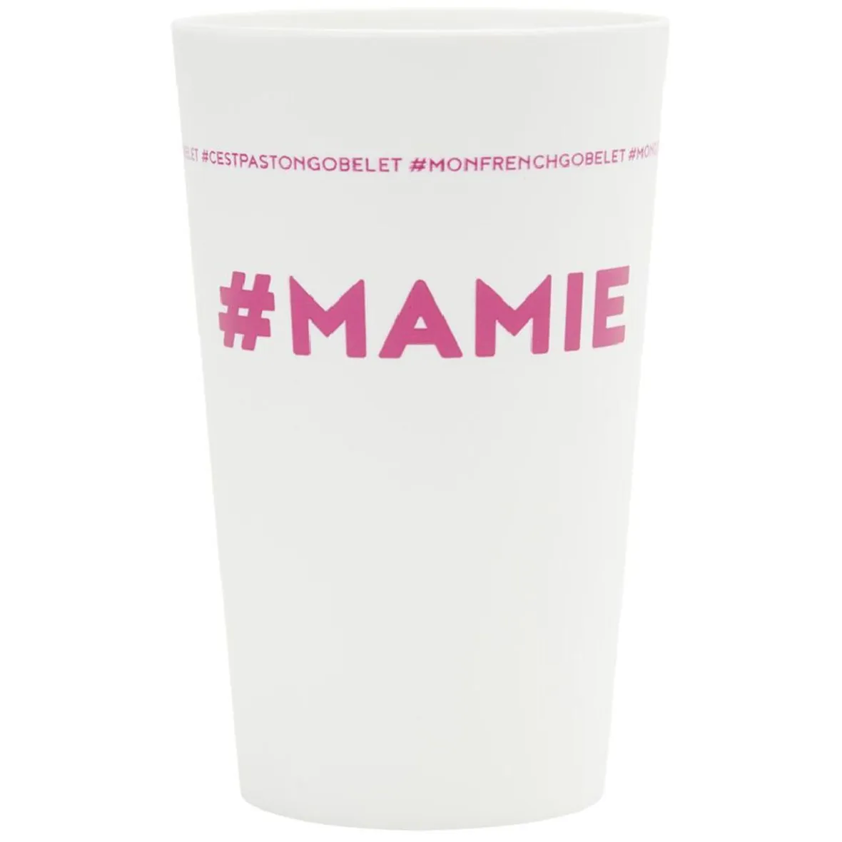 Gifi Gobelet plastique inscription #MAMIE 33cl| Vaisselle Et Accessoires De Table