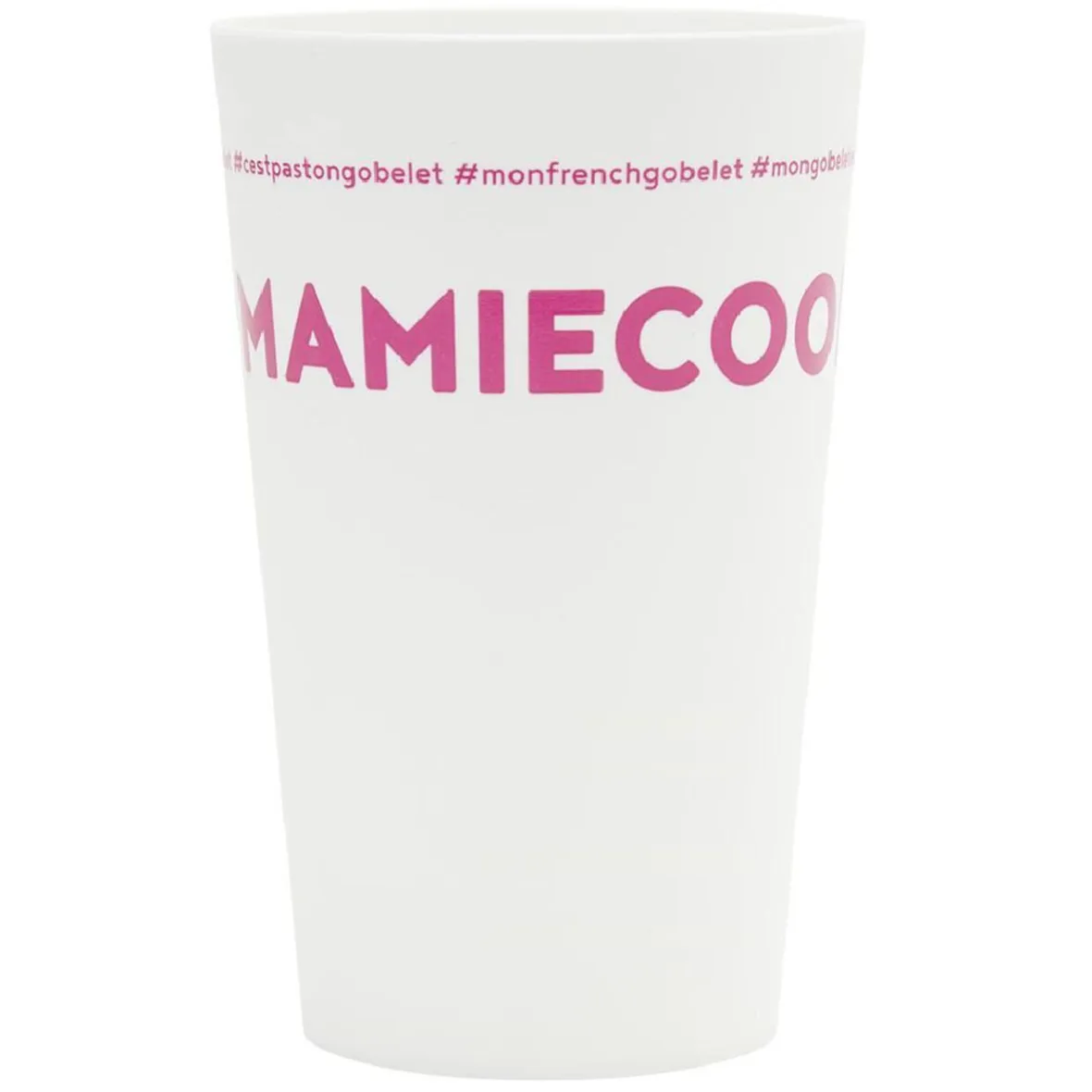 Gifi Gobelet plastique inscription #MAMIECOOL 33cl| Vaisselle Et Accessoires De Table