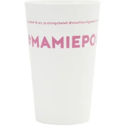 Gifi Gobelet plastique inscription #MAMIEPOULE 33cl| Vaisselle Et Accessoires De Table