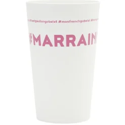 Gifi Gobelet plastique inscription #MARRAINE 33cl| Vaisselle Et Accessoires De Table