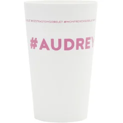 Gifi Gobelet plastique prénom #AUDREY 33cl| Vaisselle Et Accessoires De Table