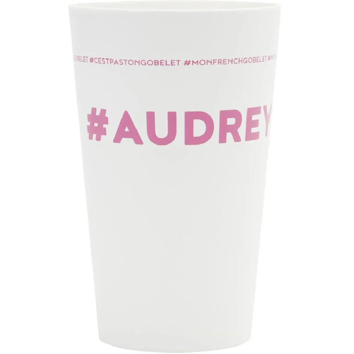 Gifi Gobelet plastique prénom #AUDREY 33cl| Vaisselle Et Accessoires De Table