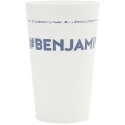 Gifi Gobelet plastique prénom #BENJAMIN 33cl| Vaisselle Et Accessoires De Table