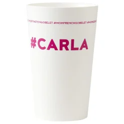 Gifi Gobelet plastique prénom #CARLA 33 cl| Vaisselle Et Accessoires De Table