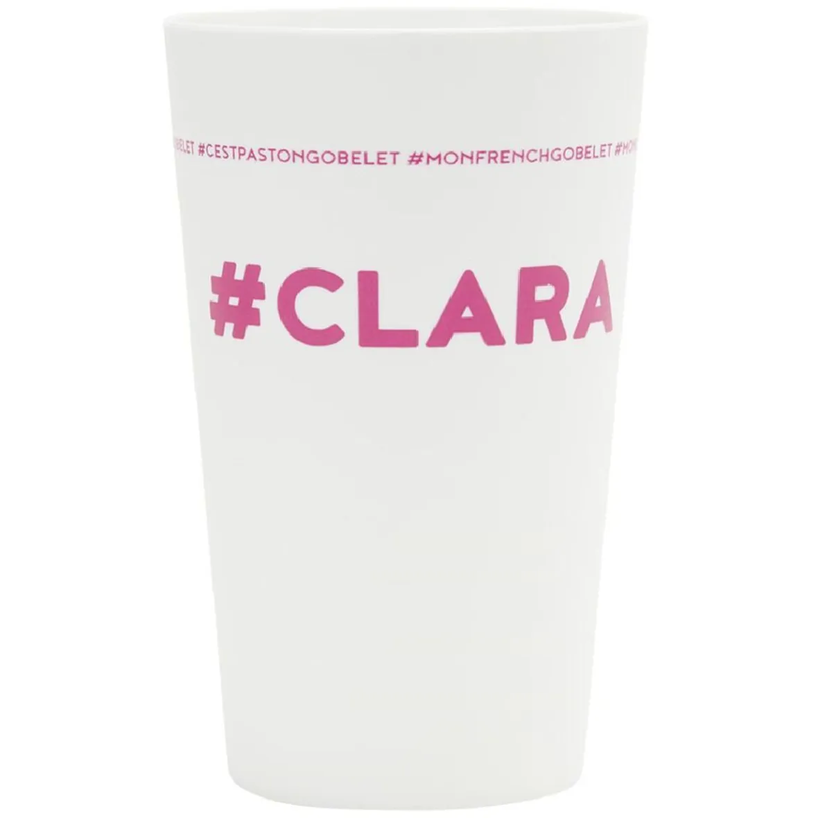 Gifi Gobelet plastique prénom #CLARA 33cl| Vaisselle Et Accessoires De Table