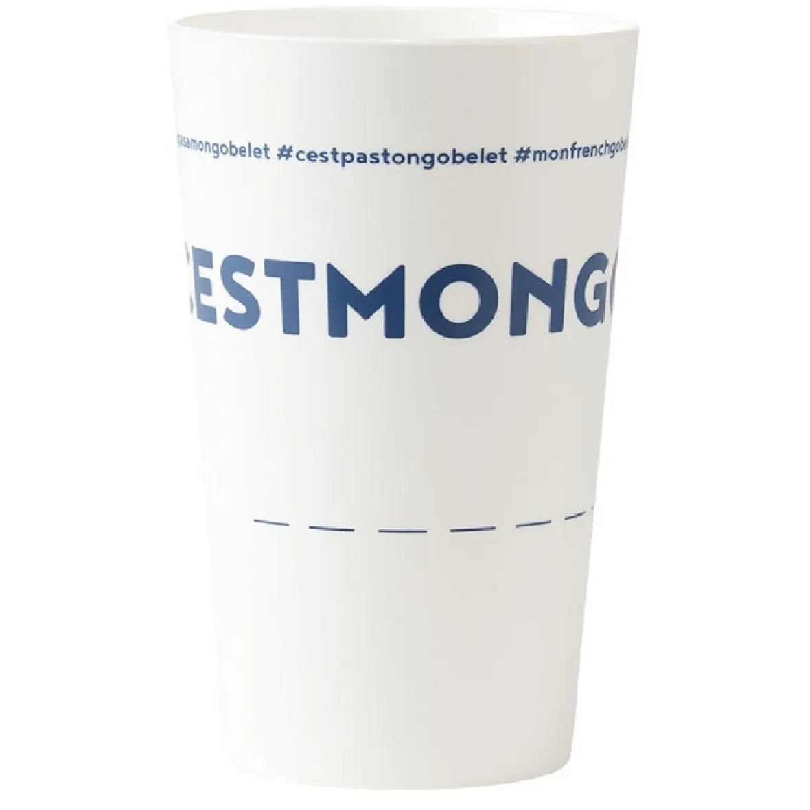 Gifi Gobelet plastique prénom #CESTMONGOBELET 33 cl| Vaisselle Et Accessoires De Table