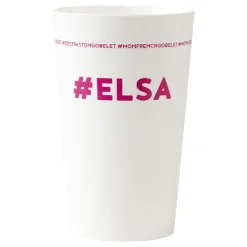 Gifi Gobelet plastique prénom #ELSA 33 cl| Vaisselle Et Accessoires De Table