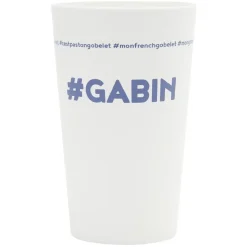 Gifi Gobelet plastique prénom #GABIN 33cl| Vaisselle Et Accessoires De Table