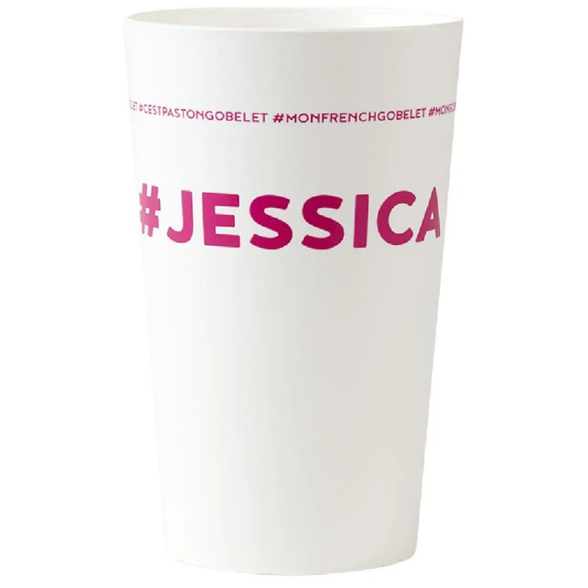 Gifi Gobelet plastique prénom #JESSICA 33 cl| Vaisselle Et Accessoires De Table
