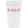 Gifi Gobelet plastique prénom #JULIE 33cl| Vaisselle Et Accessoires De Table