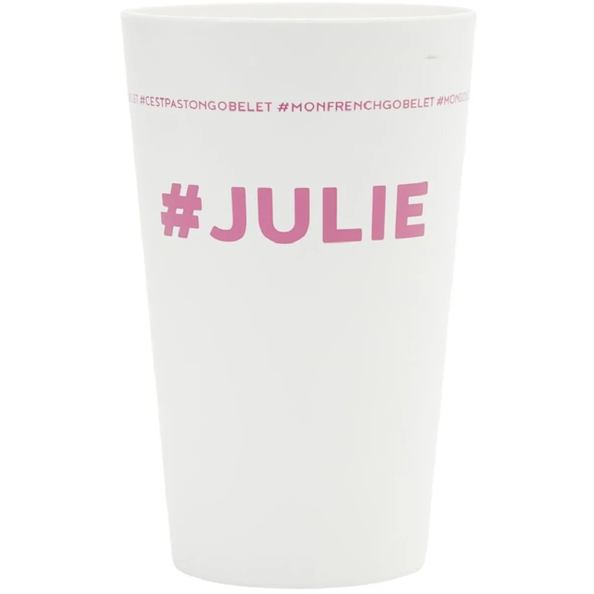 Gifi Gobelet plastique prénom #JULIE 33cl| Vaisselle Et Accessoires De Table