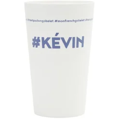 Gifi Gobelet plastique prénom #KÉVIN 33cl| Vaisselle Et Accessoires De Table