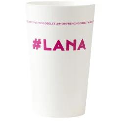 Gifi Gobelet plastique prénom #LANA 33 cl| Vaisselle Et Accessoires De Table