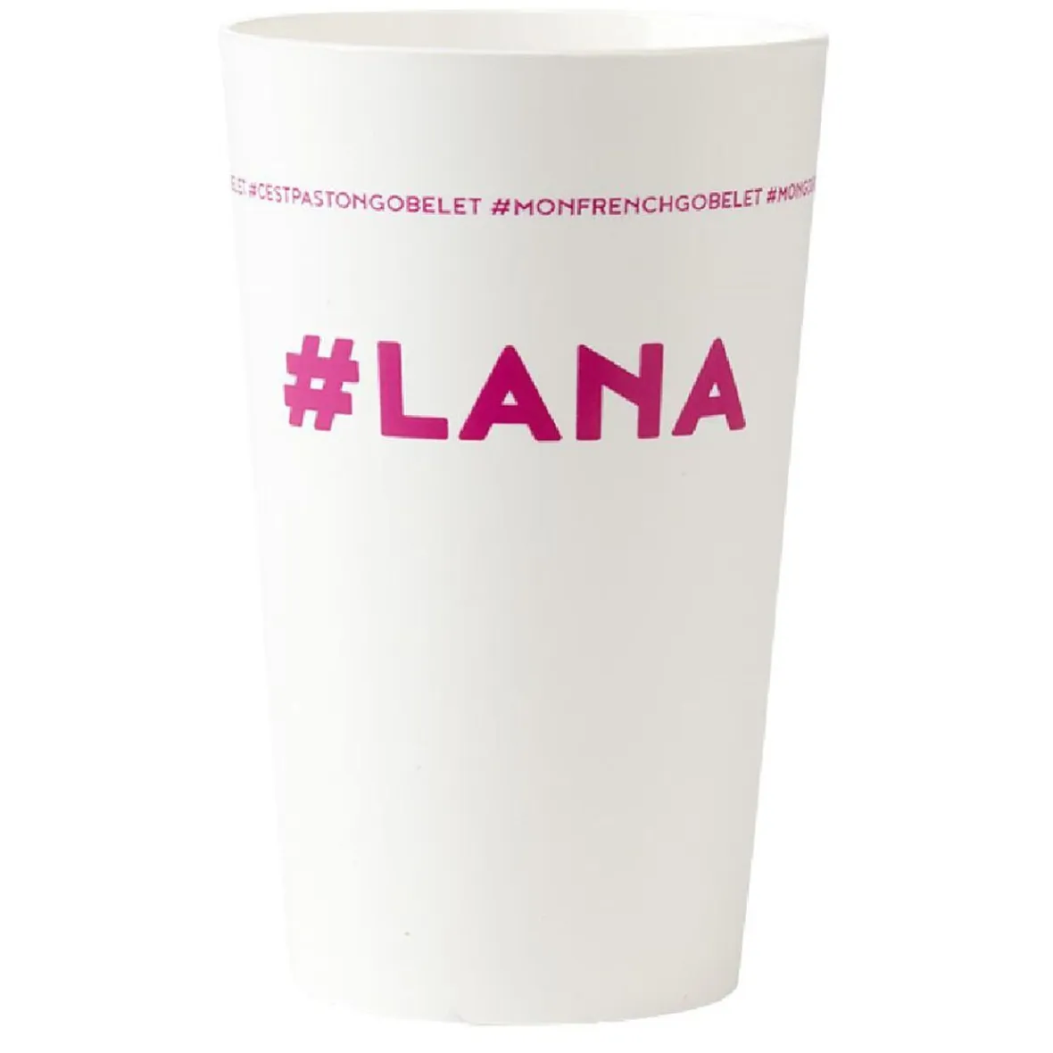 Gifi Gobelet plastique prénom #LANA 33 cl| Vaisselle Et Accessoires De Table