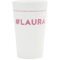 Gifi Gobelet plastique prénom #LAURA 33cl| Vaisselle Et Accessoires De Table
