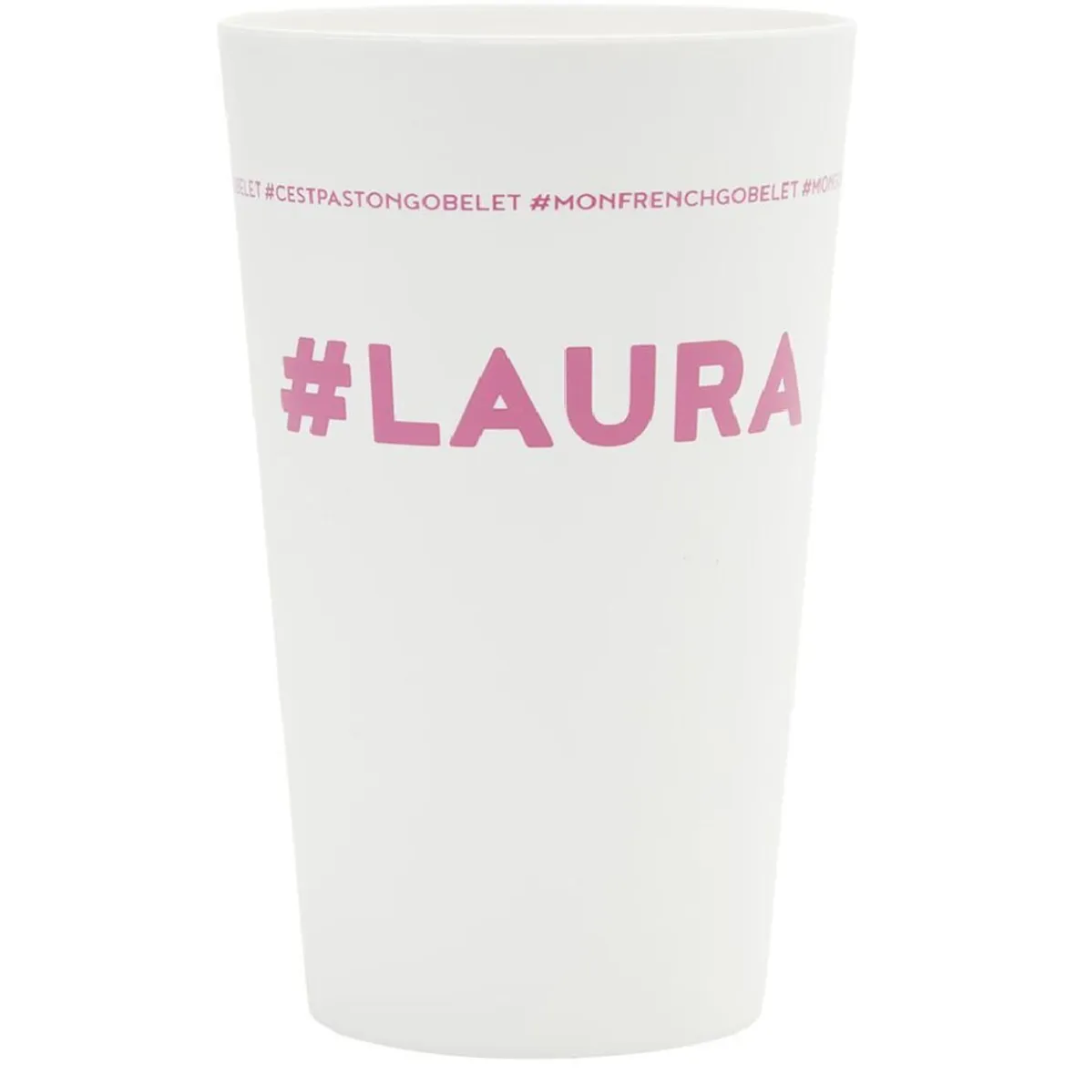 Gifi Gobelet plastique prénom #LAURA 33cl| Vaisselle Et Accessoires De Table