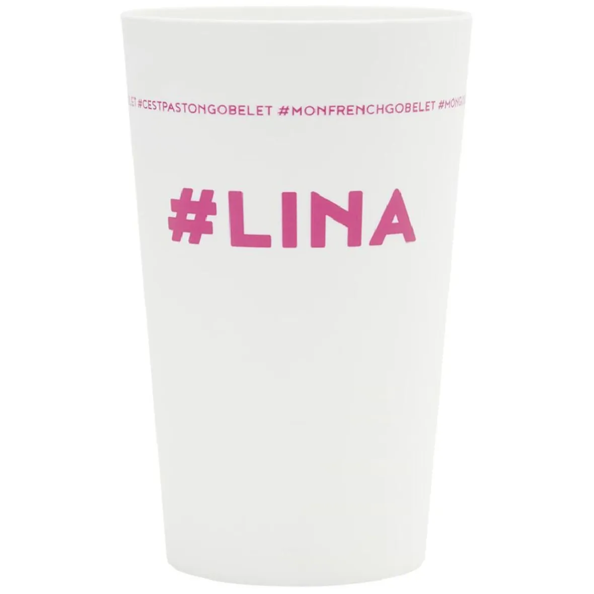 Gifi Gobelet plastique prénom #LINA 33cl| Vaisselle Et Accessoires De Table