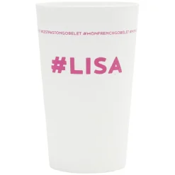Gifi Gobelet plastique prénom #LISA 33cl| Vaisselle Et Accessoires De Table