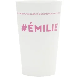 Gifi Gobelet plastique prénom #ÉMILIE 33cl| Vaisselle Et Accessoires De Table