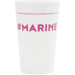 Gifi Gobelet plastique prénom #MARINE 33cl| Vaisselle Et Accessoires De Table