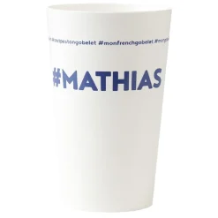 Gifi Gobelet plastique prénom #MATHIAS 33cl| Vaisselle Et Accessoires De Table
