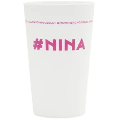 Gifi Gobelet plastique prénom #NINA 33cl| Vaisselle Et Accessoires De Table