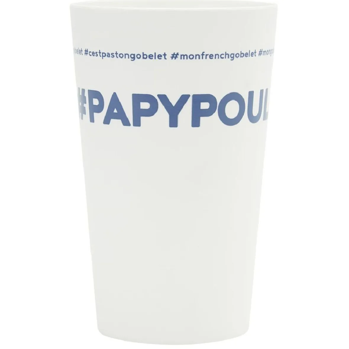 Gifi Gobelet plastique prénom #PAPYPOULE 33cl| Vaisselle Et Accessoires De Table
