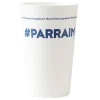 Gifi Gobelet plastique prénom #PARRAIN 33 cl| Vaisselle Et Accessoires De Table