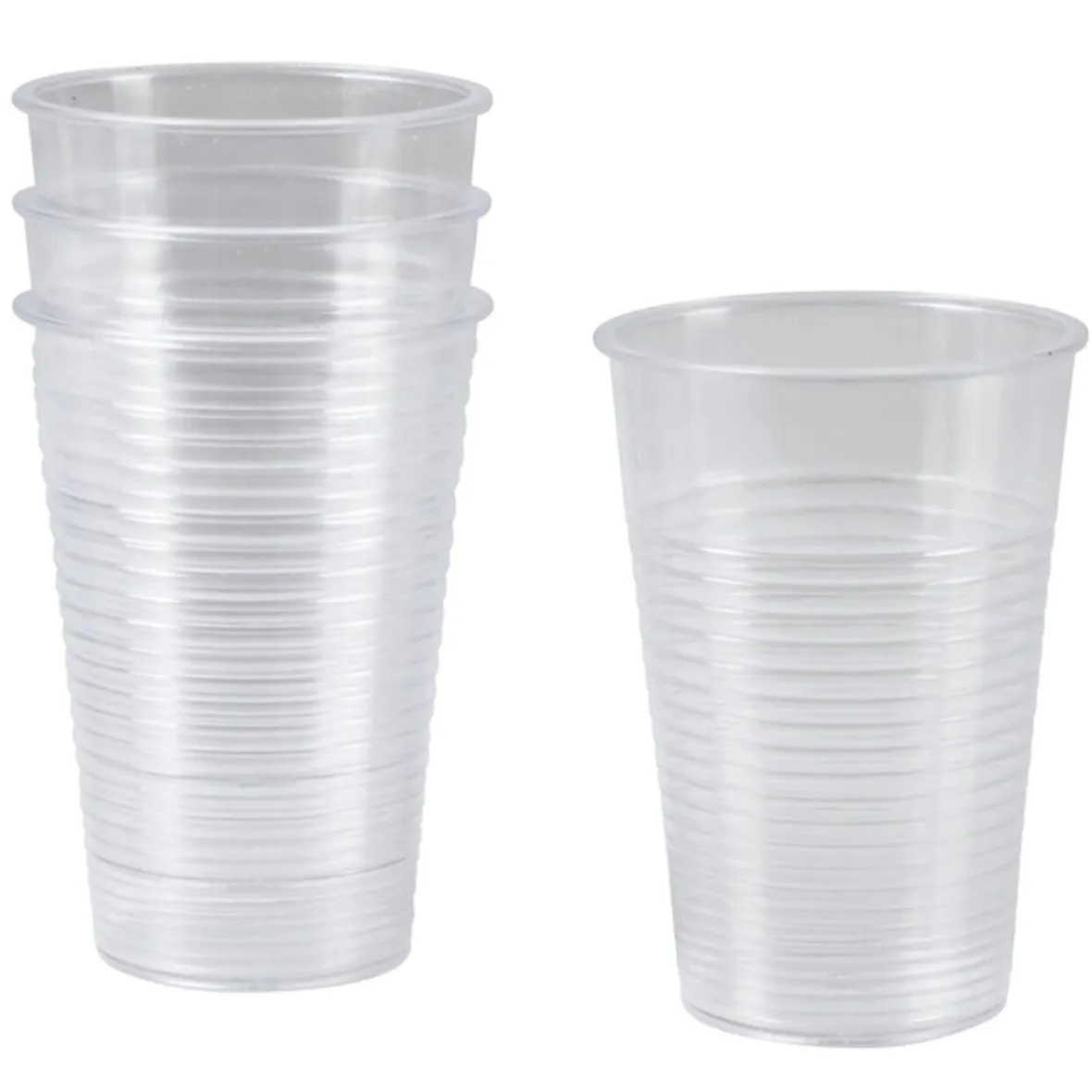 Gifi Gobelet plastique transparent x4| Vaisselle Et Accessoires De Table