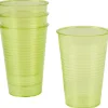 Gifi Gobelet plastique vert x4| Vaisselle Et Accessoires De Table