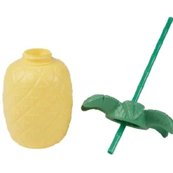 Gifi Gourde plastique et paille ananas| Vaisselle Et Accessoires De Table