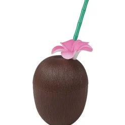 Gifi Gourde plastique et paille noix de coco| Vaisselle Et Accessoires De Table