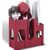 Rangement De Cuisine<Gifi Égouttoir à couverts rouge à ventouse