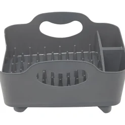 Rangement De Cuisine<Gifi Égouttoir à vaisselle 3 compartiments gris foncé