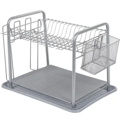 Rangement De Cuisine<Gifi Égouttoir à vaisselle métallique gris