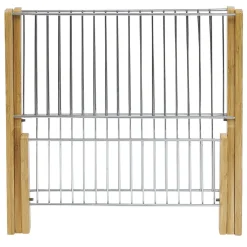 Rangement De Cuisine<Gifi Égouttoir à vaisselle pliable bambou et métal