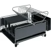 Rangement De Cuisine<Gifi Égouttoir extensible en métal et plastique gris 41,5x30xH23,5cm