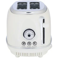 Petit Électroménager<Gifi Grille pain Homday retro blanc crème