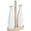Gifi Huilier et vinaigrier blanc| Vaisselle Et Accessoires De Table