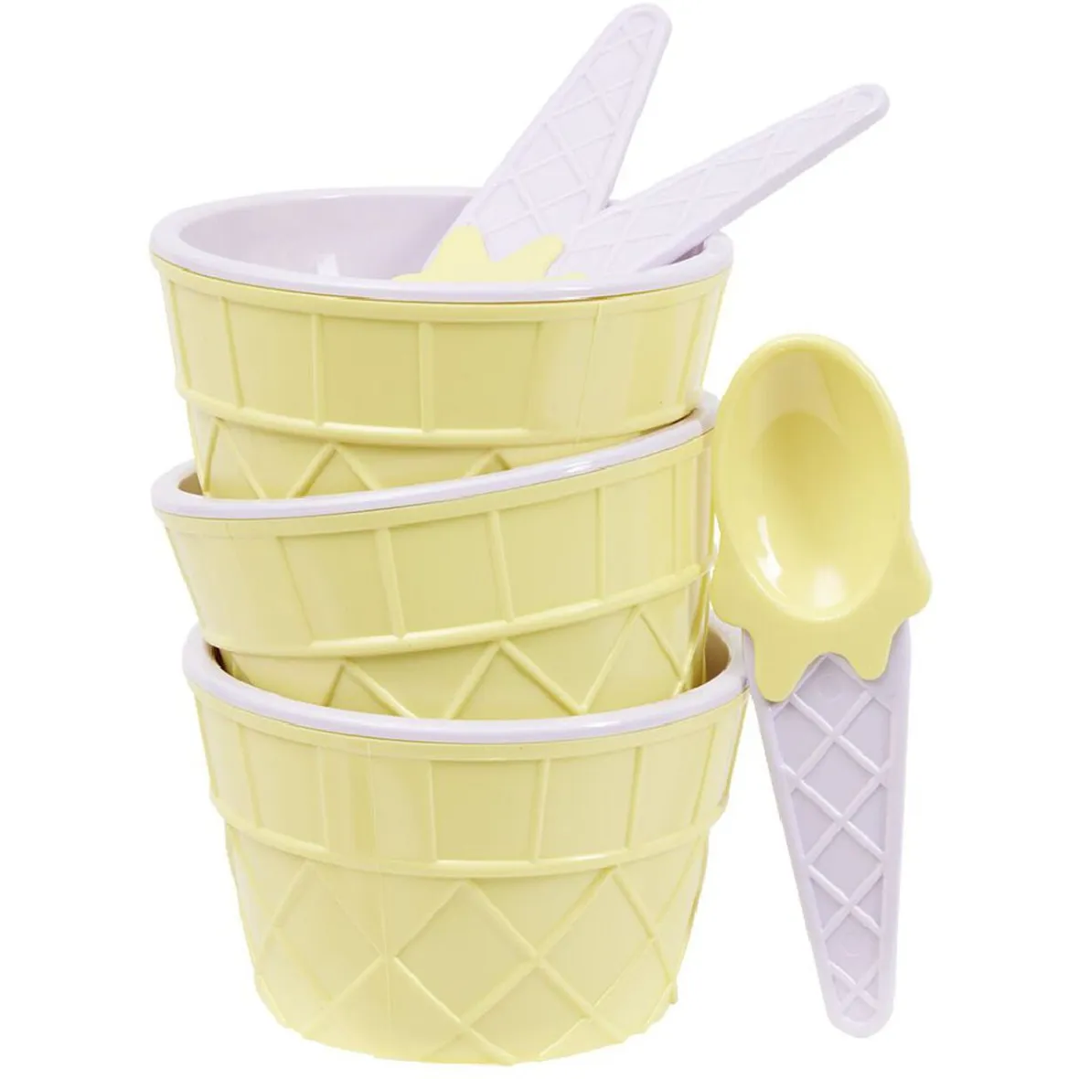 Vaisselle Et Accessoires De Table<Gifi Kit à glace bol et cuillère x3