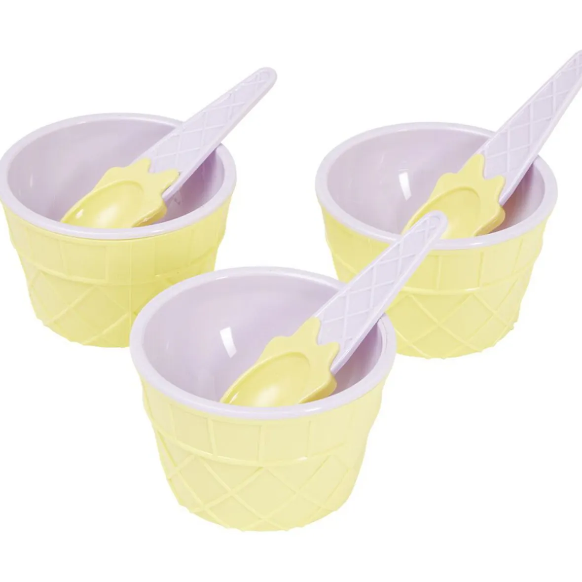 Vaisselle Et Accessoires De Table<Gifi Kit à glace bol et cuillère x3