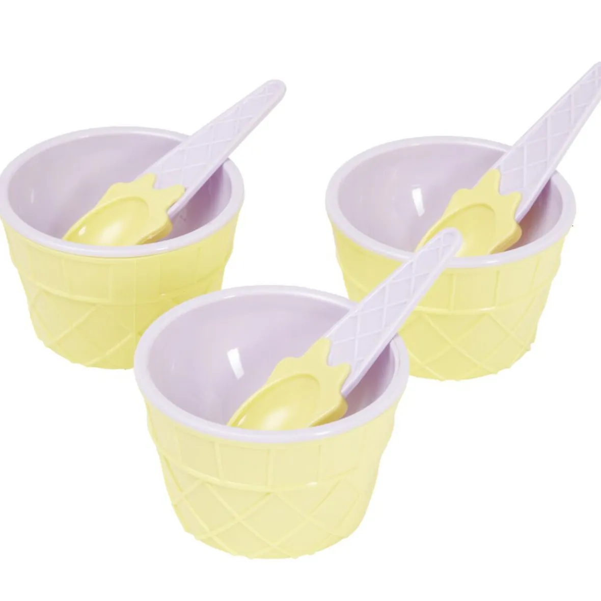 Vaisselle Et Accessoires De Table<Gifi Kit à glace bol et cuillère x3